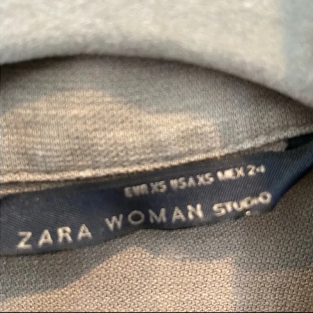 ZARA Studio Canvas Linen Utility Jumpsuit XS BLOGGER FAVORITE